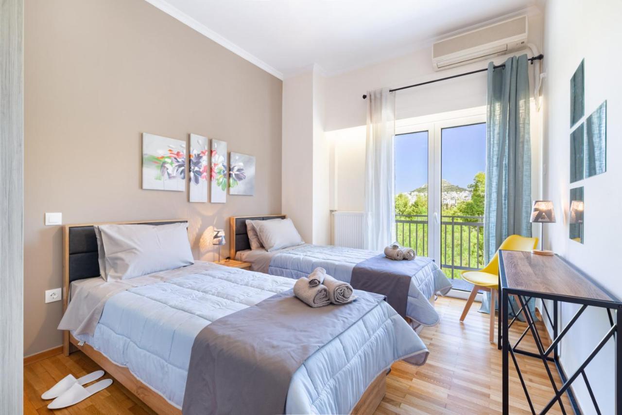 Katsanis Luxury Apt., Stunning View Of Acropolis Athén Kültér fotó